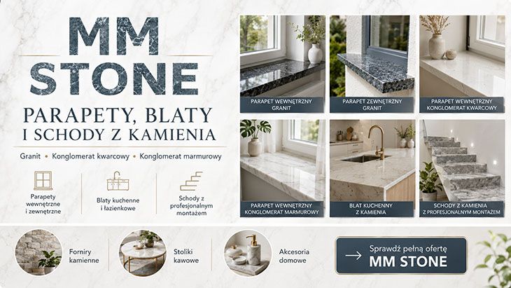 MM Stone: parapety, blaty, schody z kamienia naturalnego