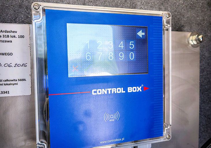 Terminal paliwowy ControlBox